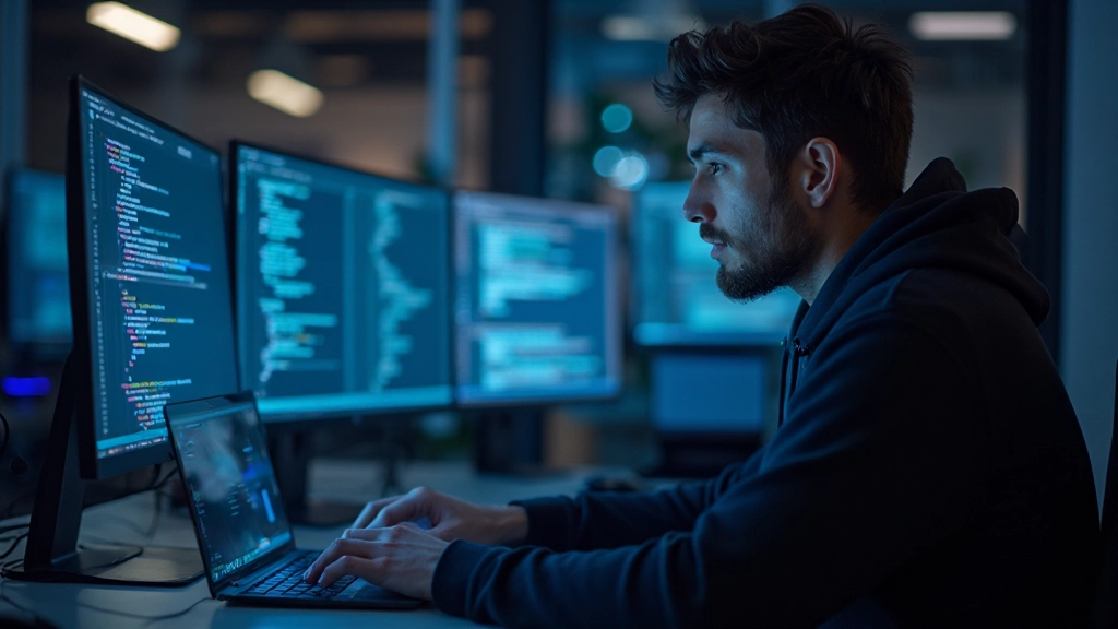 Code editor met media query CSS-code voor responsive breakpoints