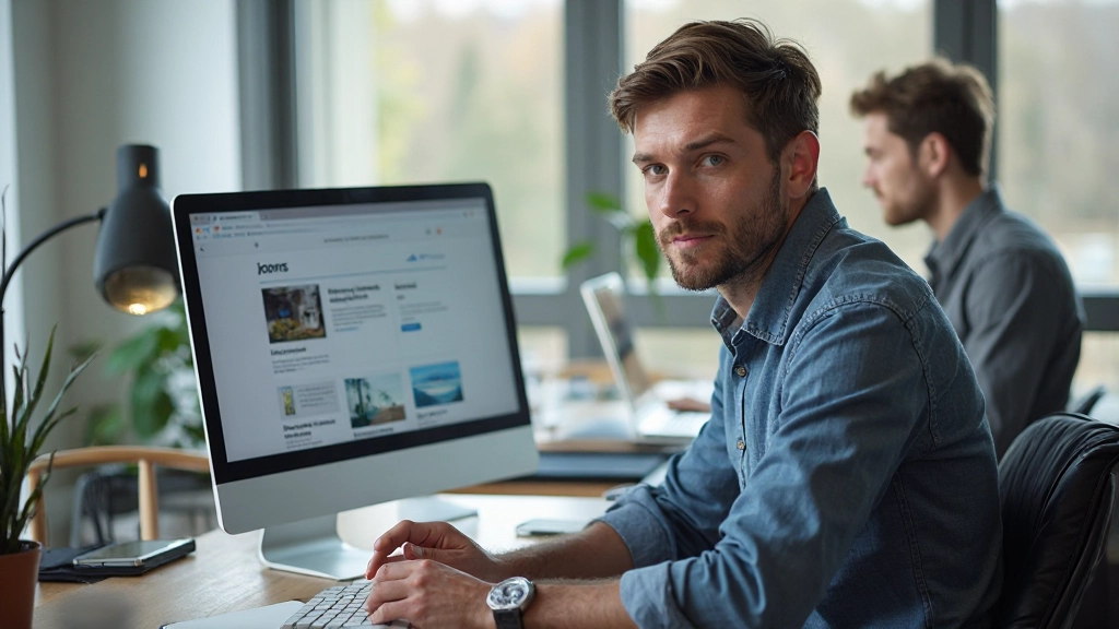 Webontwikkelaar test responsive design op meerdere apparaten met verschillende schermformaten