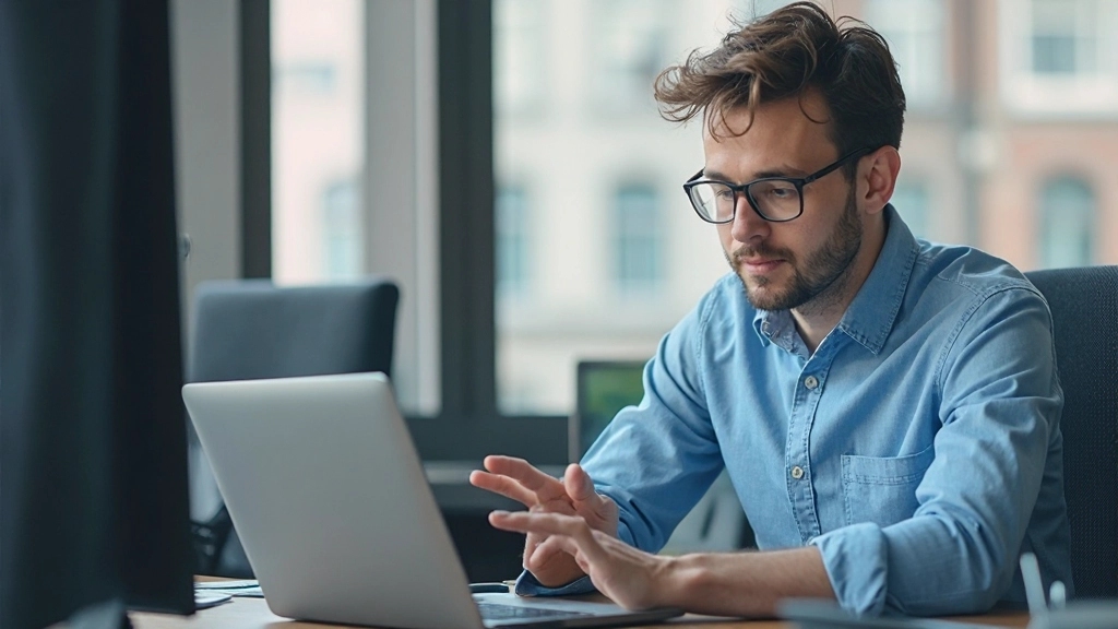 Professionele webontwikkelaar test responsive design op meerdere apparaten