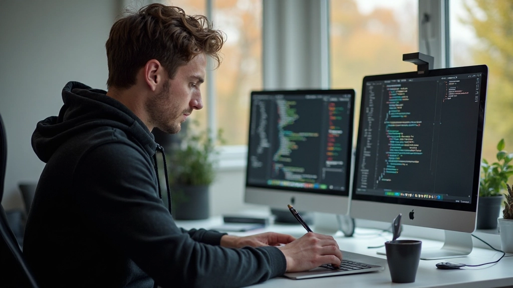 Webontwikkelaar optimaliseert media queries voor responsive breakpoints